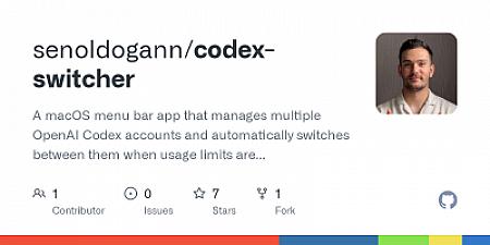 Скриншот CodexSwitcher 2.1