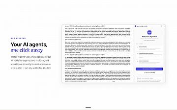 Скриншот AgentPack Chrome Extension