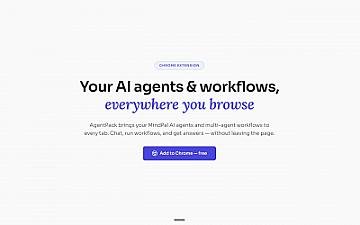 Скриншот AgentPack Chrome Extension