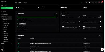 Скриншот AgentPulse by Rectify