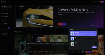 Скриншот PixVerse V6