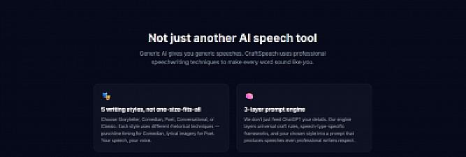 Скриншот CraftSpeech AI