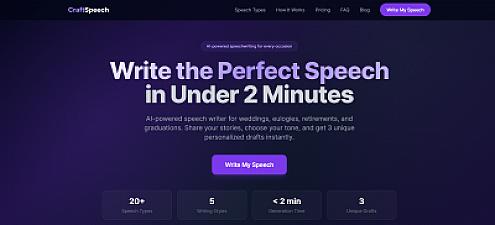 Скриншот CraftSpeech AI