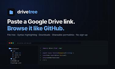 Скриншот driveTree