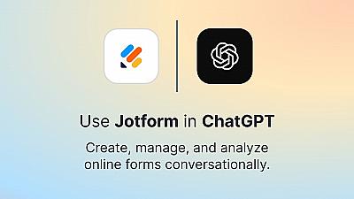 Скриншот Jotform ChatGPT App