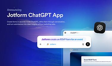 Скриншот Jotform ChatGPT App