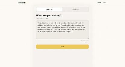 Скриншот accent.