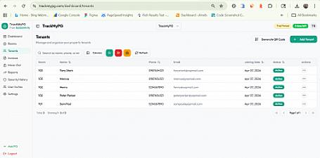 Скриншот TrackMyPG
