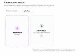 Скриншот Wishverse - Personalised AI Video Wishes