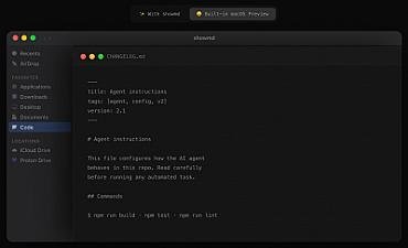 Скриншот showmd