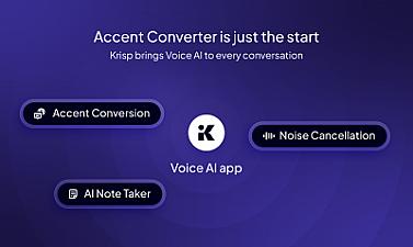 Скриншот Krisp Accent Converter for YouTube