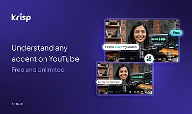 Скриншот Krisp Accent Converter for YouTube