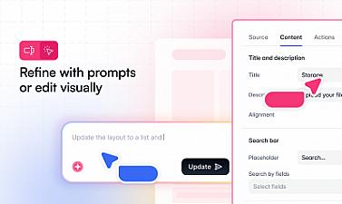 Скриншот Softr AI Co-Builder
