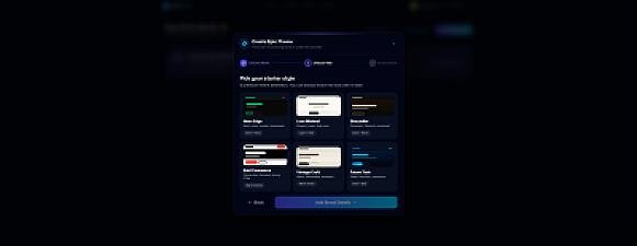 Скриншот VibeForge - Vibe Code Shopify Themes