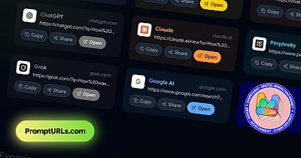 Скриншот PromptURLs