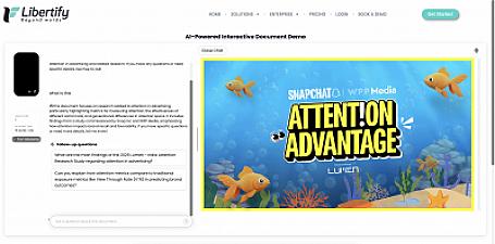Скриншот Libertify.com