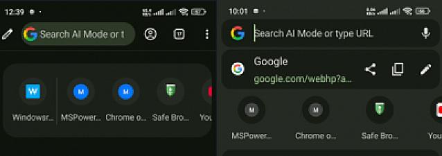 Скриншот AI Mode in Chrome