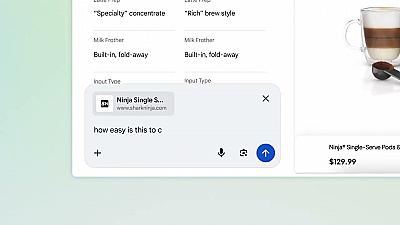 Скриншот AI Mode in Chrome