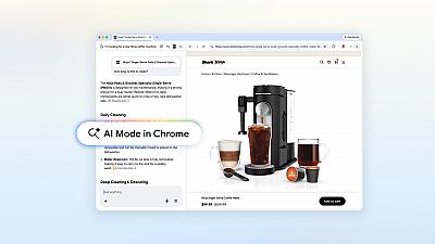 Скриншот AI Mode in Chrome