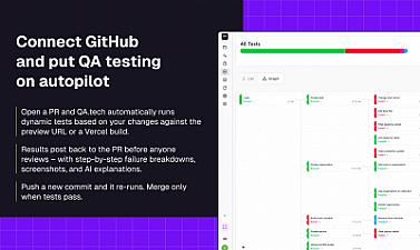 Скриншот Visual PR Testing with AI