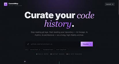 Скриншот CommitMap