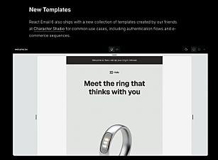 Скриншот React Email 6.0 by Resend