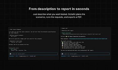 Скриншот Octrafic