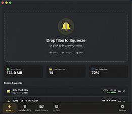 Скриншот SqueezeSlim