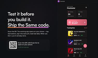 Скриншот RapidNative