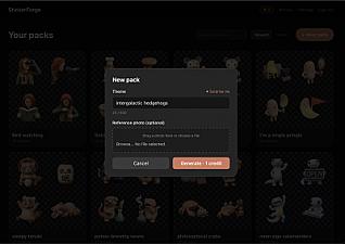 Скриншот StickerForge
