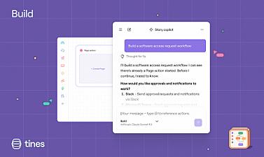 Скриншот Tines Story copilot