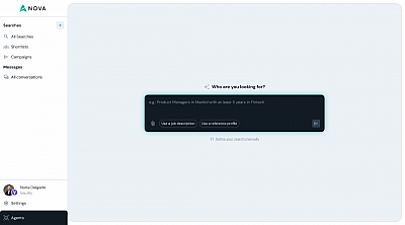 Скриншот Nova Recruiter