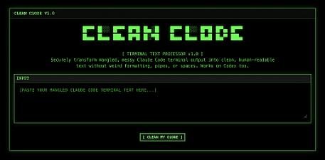 Скриншот Clean Clode