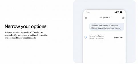 Скриншот Gemini Personal Intelligence