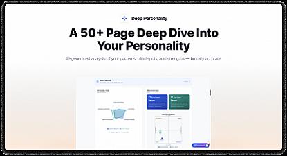 Скриншот Deep Personality