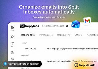 Скриншот Replyless