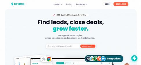 Скриншот The Agentic Sales Agent by Crono