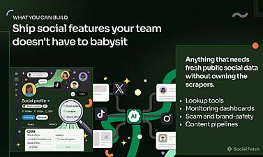 Скриншот Social Fetch