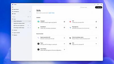 Скриншот Codex app for Windows