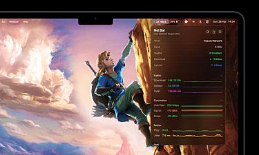 Скриншот Net Bar for MacOS