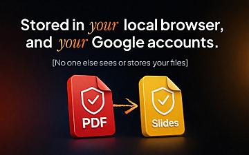 Скриншот MakeItSlides - Turn PDF to Google Slides