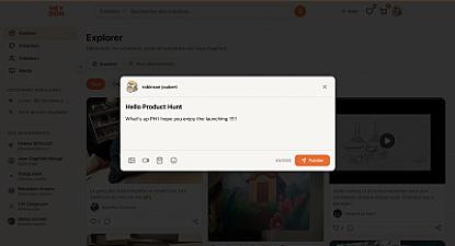 Скриншот Social shop launching