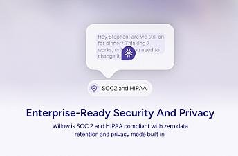 Скриншот Willow Voice for Teams