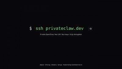 Скриншот PrivateClaw