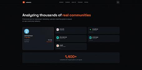 Скриншот subred.io