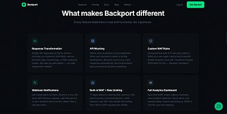 Скриншот Backport