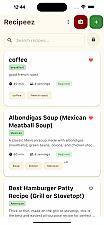 Скриншот Recipeez