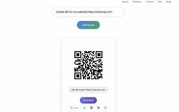 Скриншот StackQR