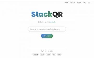 Скриншот StackQR
