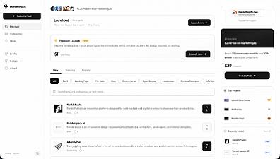 Скриншот MarketingDB